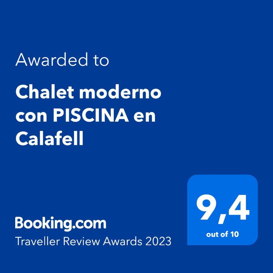 Chalet Moderno Con Piscina En Calafell Villa Eksteriør bilde